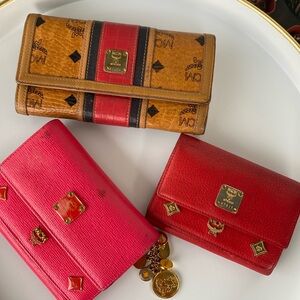 Authentic MCM wallets bundle